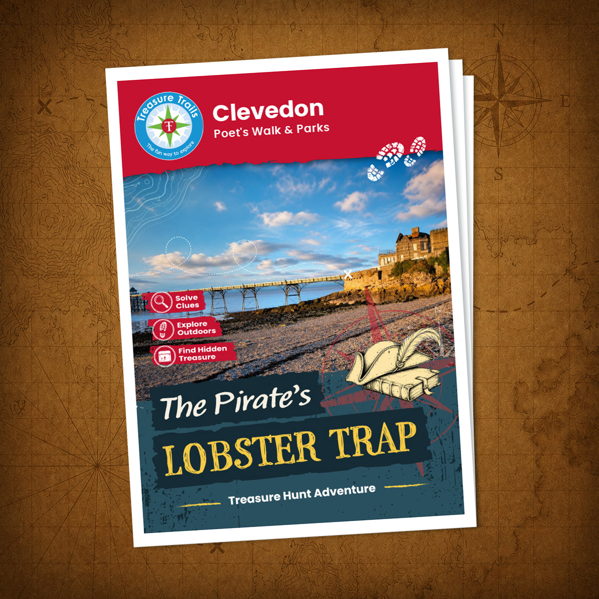 Clevedon - Poet's Walk & Parks Treasure Trail - front cover