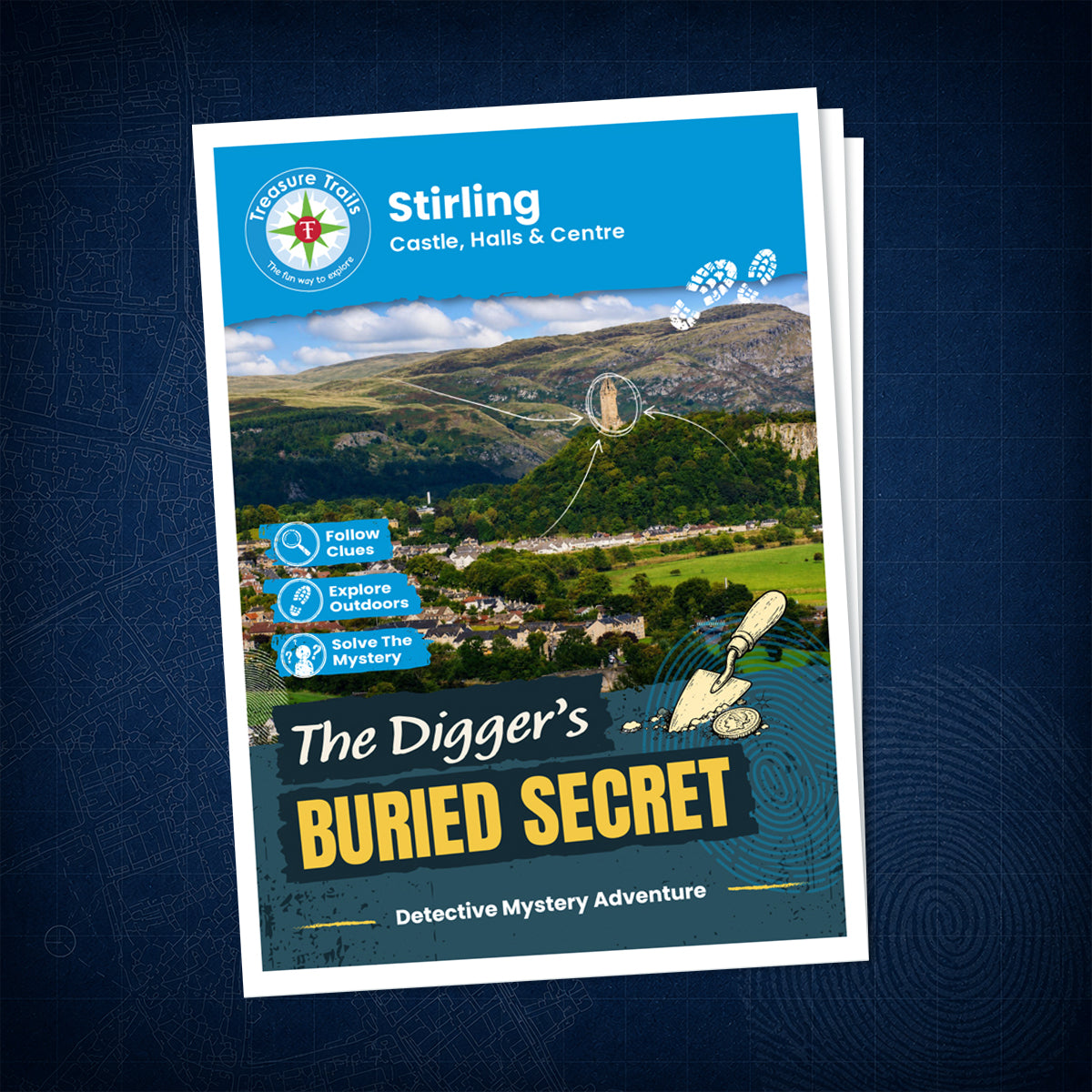 Stirling - Castle, Halls & Centre Treasure Trail - front cover