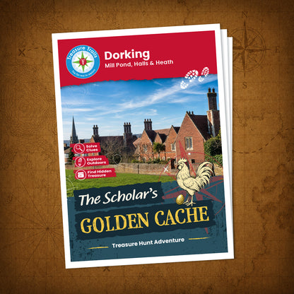 Dorking - Mill Pond, Halls & Heath Treasure Trail - front cover