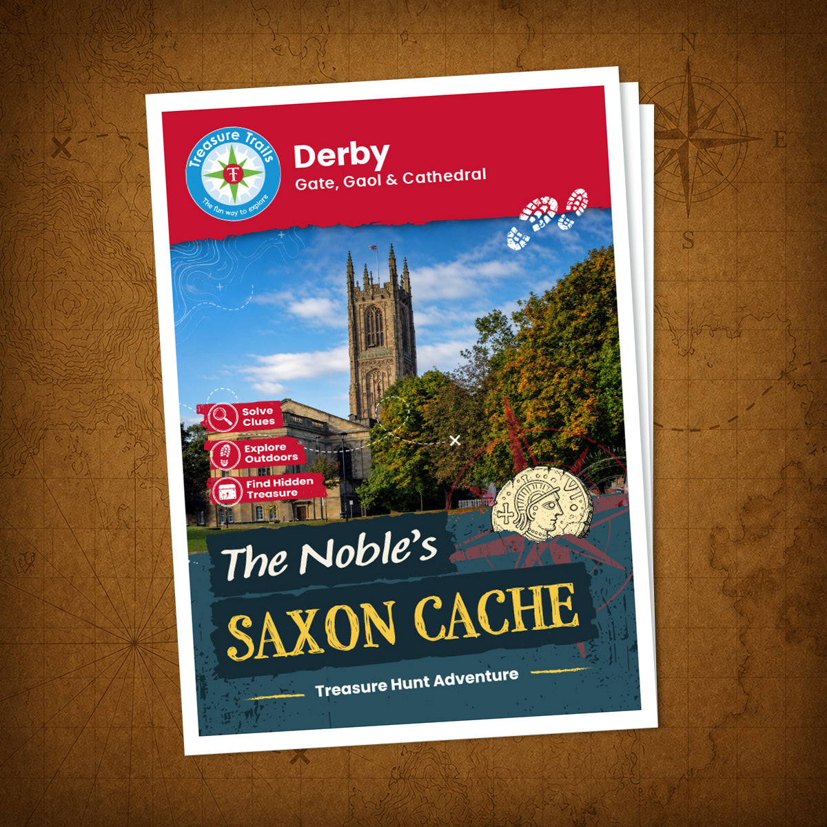 Derby - Gate, Gaol & Cathedral Treasure Trail - front cover