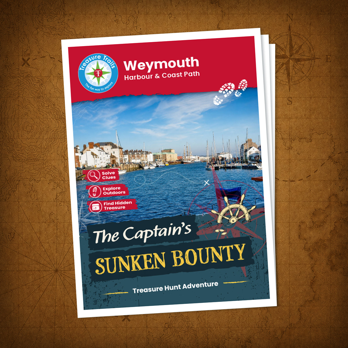 Weymouth - Harbour & Coast Path Treasure Trail - front cover