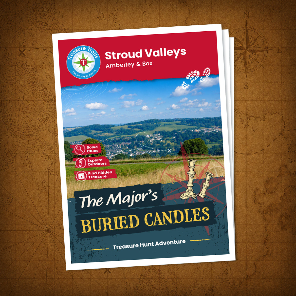 Stroud Valleys - Amberley & Box Treasure Trail - front cover
