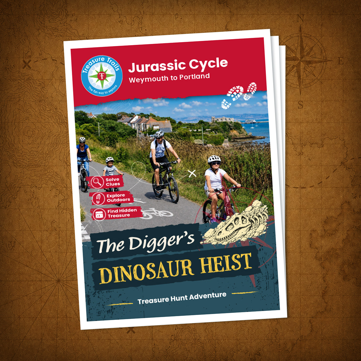 Jurassic Cycle - Weymouth to Portland Treasure Trail - front cover