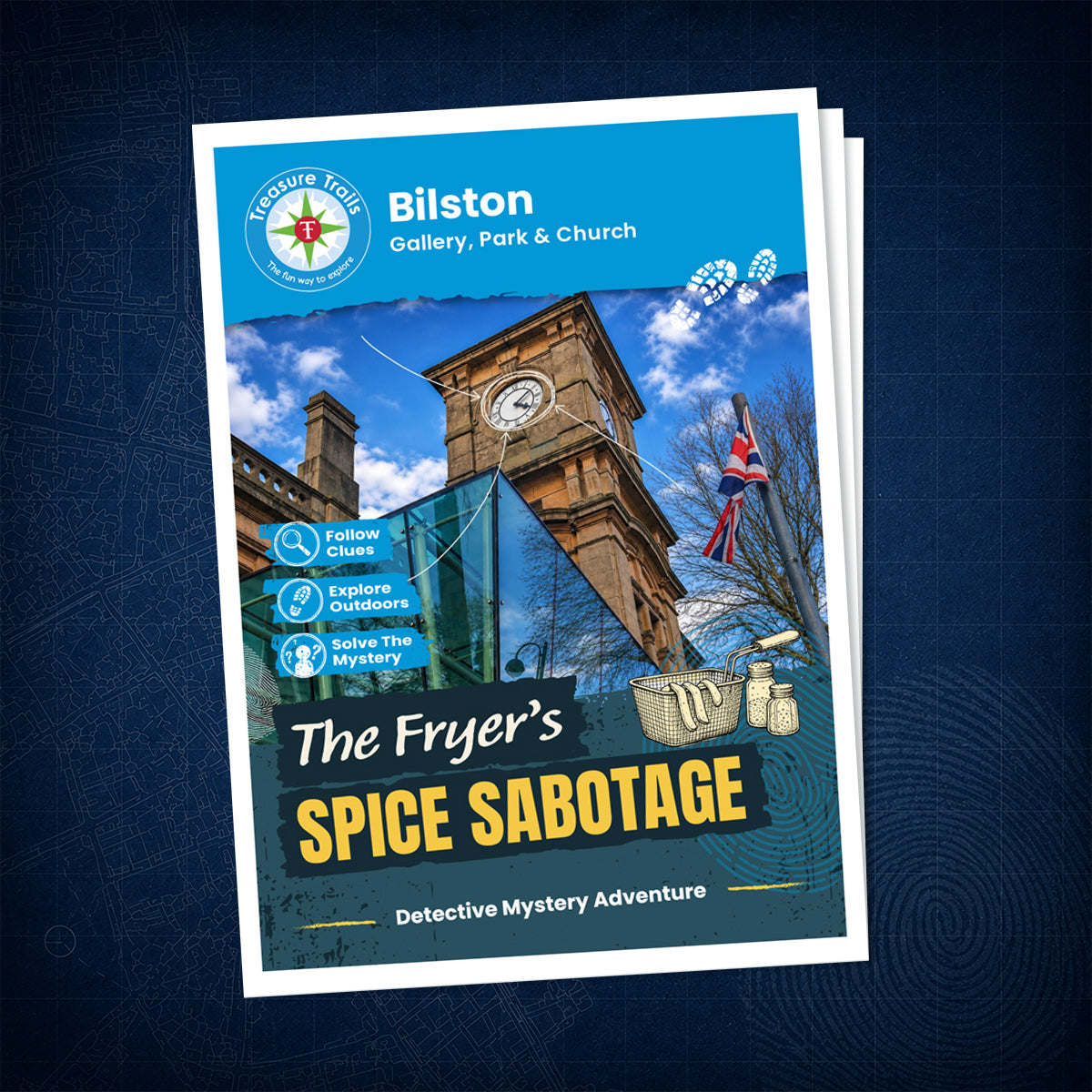 Bilston - Gallery, Park & Church Treasure Trail - front cover