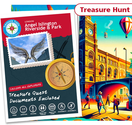 Treasure Hunt in Angel Islington - Solve Clues & Explore