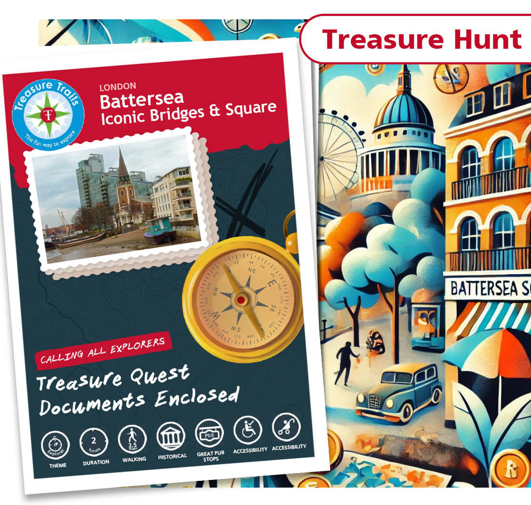Treasure Hunt in Battersea - Solve Clues & Explore