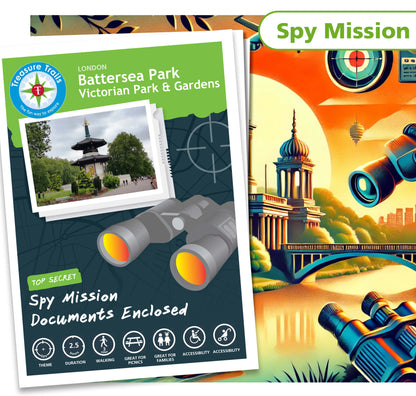 Treasure Hunt in Battersea Park - Solve Clues & Explore