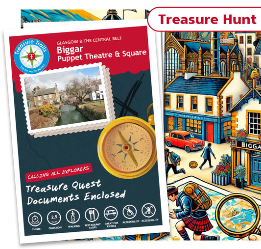 Treasure Hunt in Biggar - Solve Clues & Explore