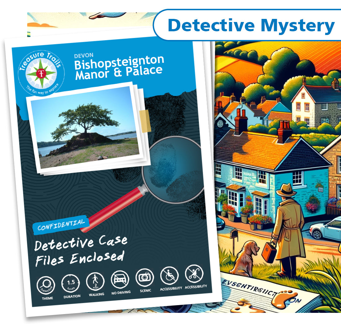 Treasure Hunt in Bishopsteignton - Solve Clues & Explore