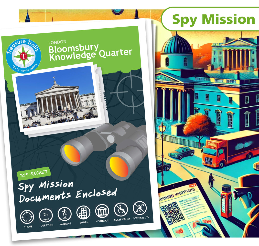 Treasure Hunt in Bloomsbury - Solve Clues & Explore