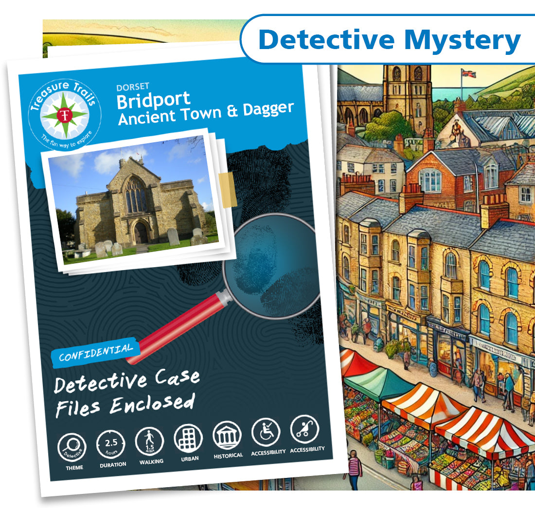 Treasure Hunt in Bridport - Solve Clues & Explore