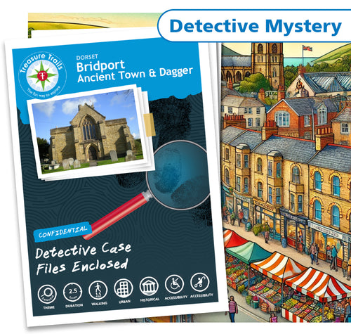 Treasure Hunt in Bridport - Solve Clues & Explore