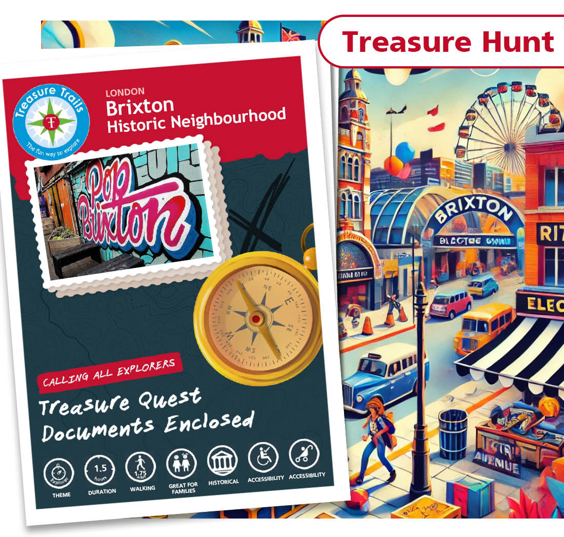 Treasure Hunt in Brixton - Solve Clues & Explore