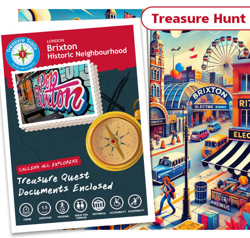 Treasure Hunt in Brixton - Solve Clues & Explore