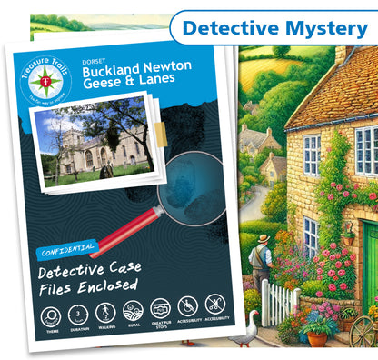 Treasure Hunt in Buckland Newton - Solve Clues & Explore