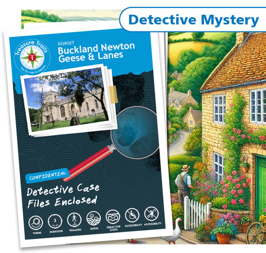 Treasure Hunt in Buckland Newton - Solve Clues & Explore