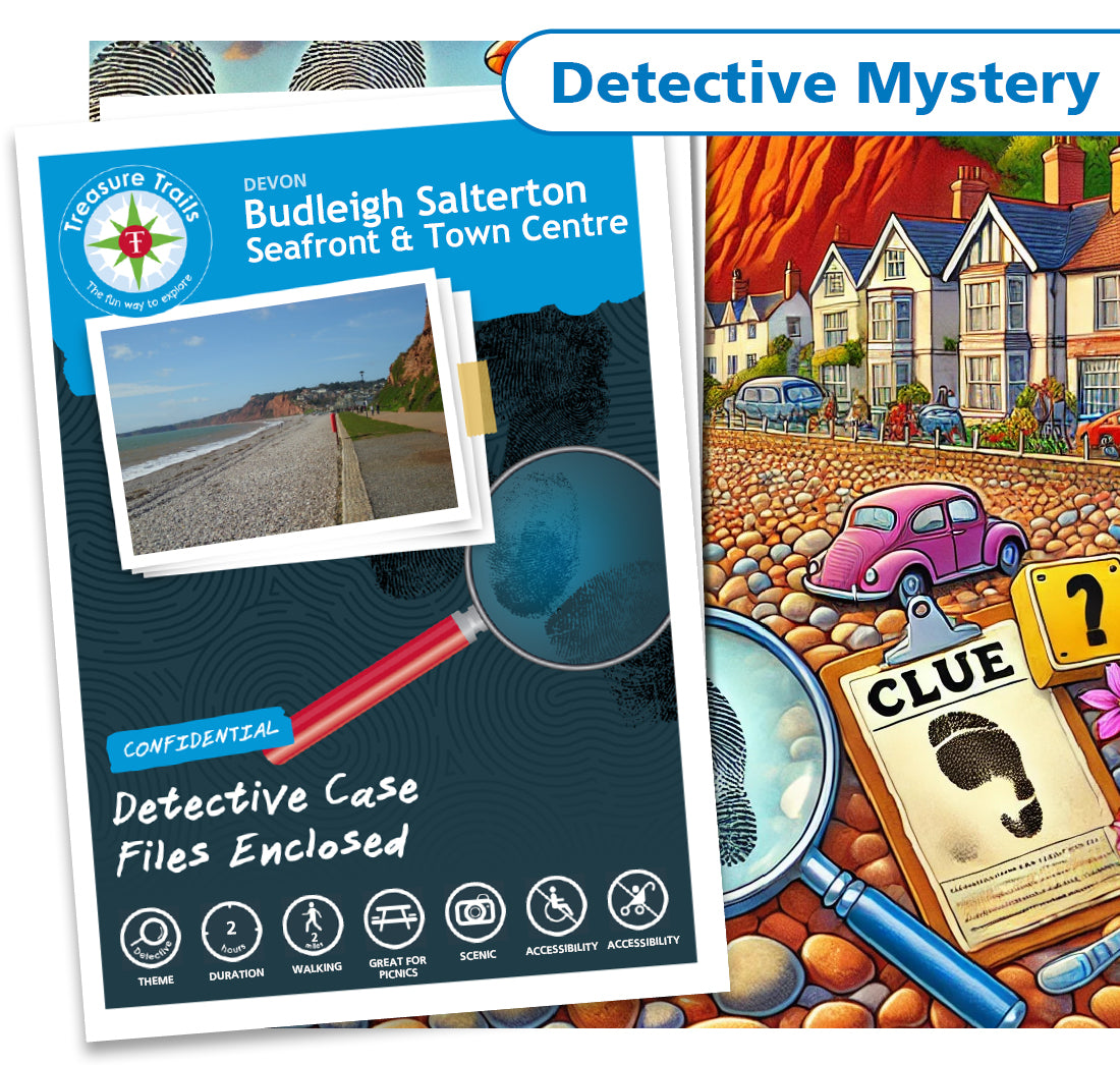 Treasure Hunt in Budleigh Salterton - Solve Clues & Explore