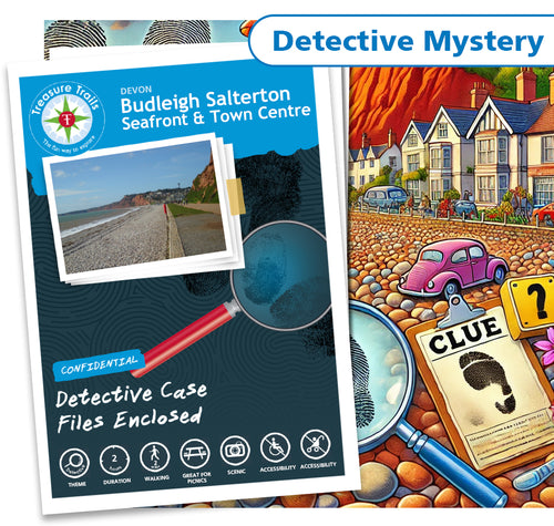 Treasure Hunt in Budleigh Salterton - Solve Clues & Explore