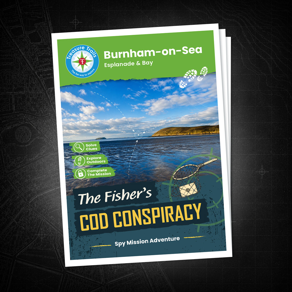 Burnham-on-Sea - Esplanade & Bay Treasure Trail - front cover