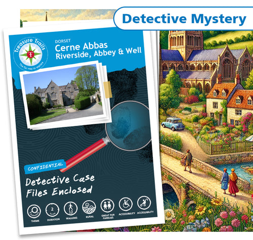 Treasure Hunt in Cerne Abbas - Solve Clues & Explore