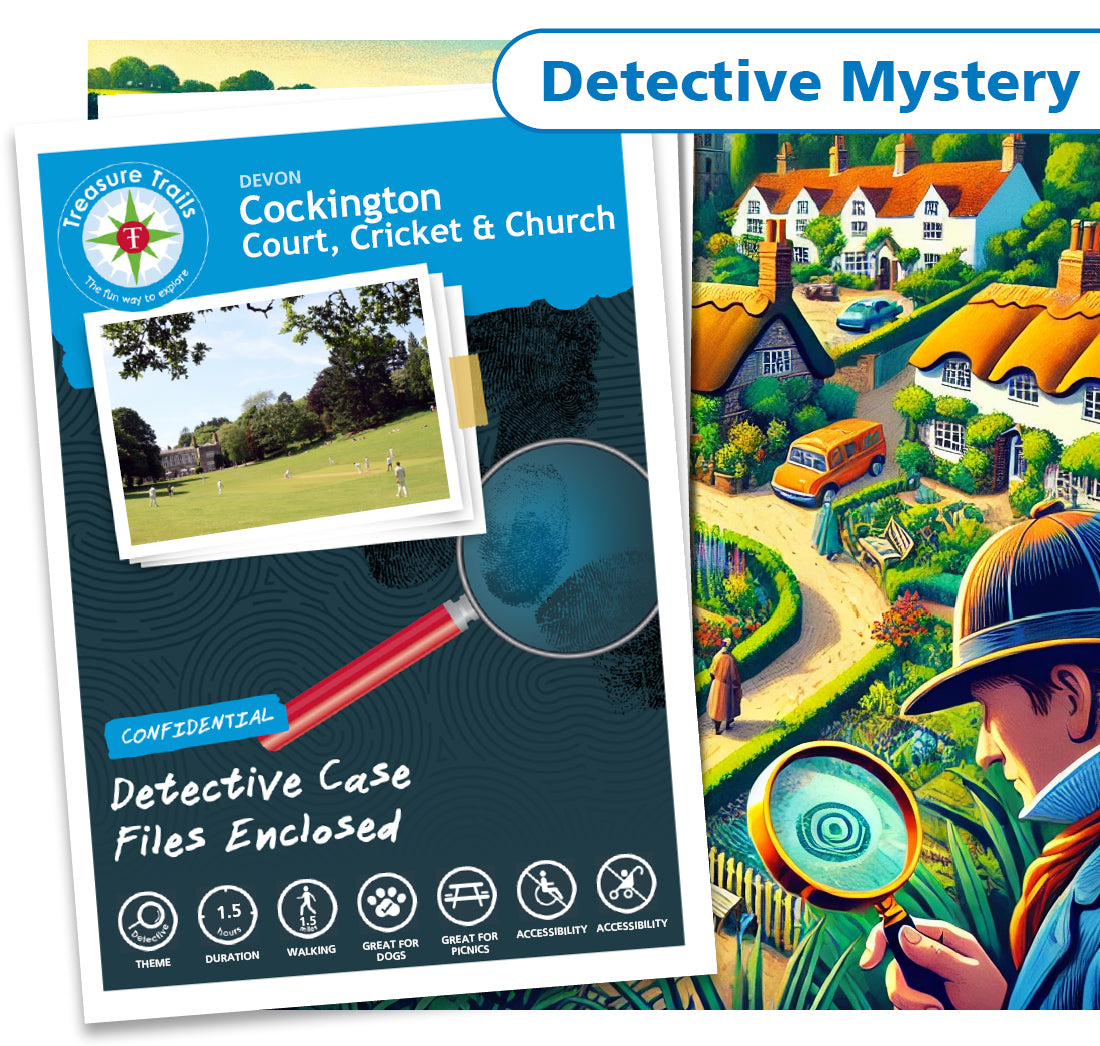 Treasure Hunt in Cockington - Solve Clues & Explore