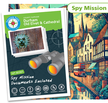 Durham - Old Elvet & Cathedral - Treasure Hunt