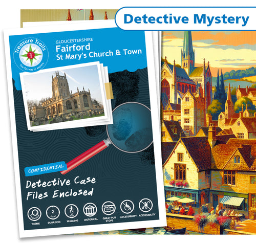 Treasure Hunt in Fairford - Solve Clues & Explore