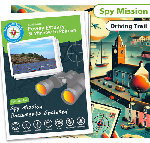 Treasure Hunt in Fowey Estuary - Solve Clues & Explore