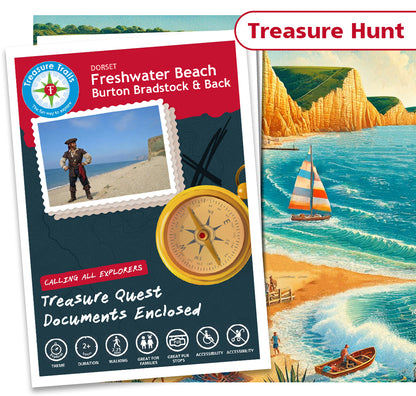 Treasure Hunt in Freshwater Beach - Solve Clues & Explore