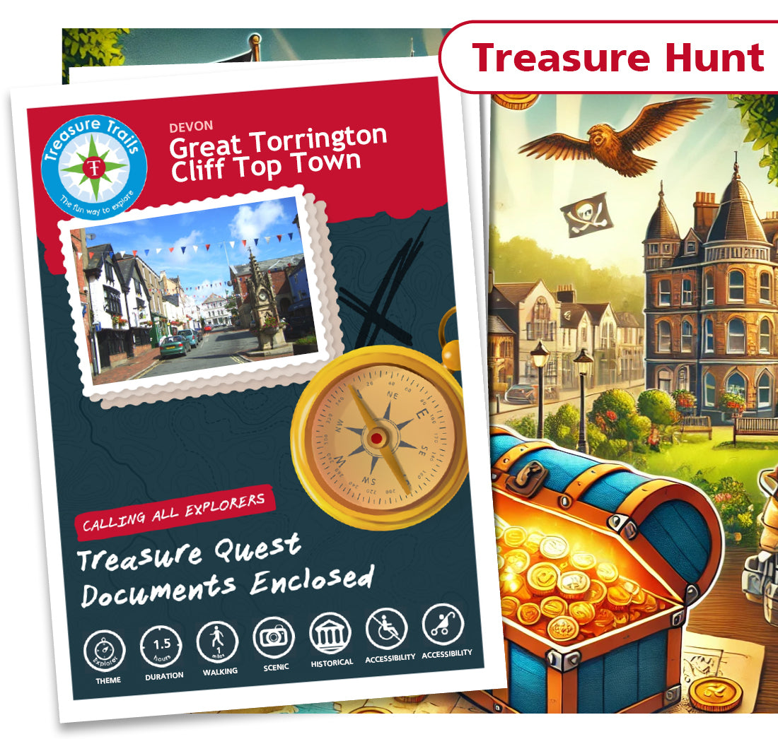 Treasure Hunt in Great Torrington - Solve Clues & Explore