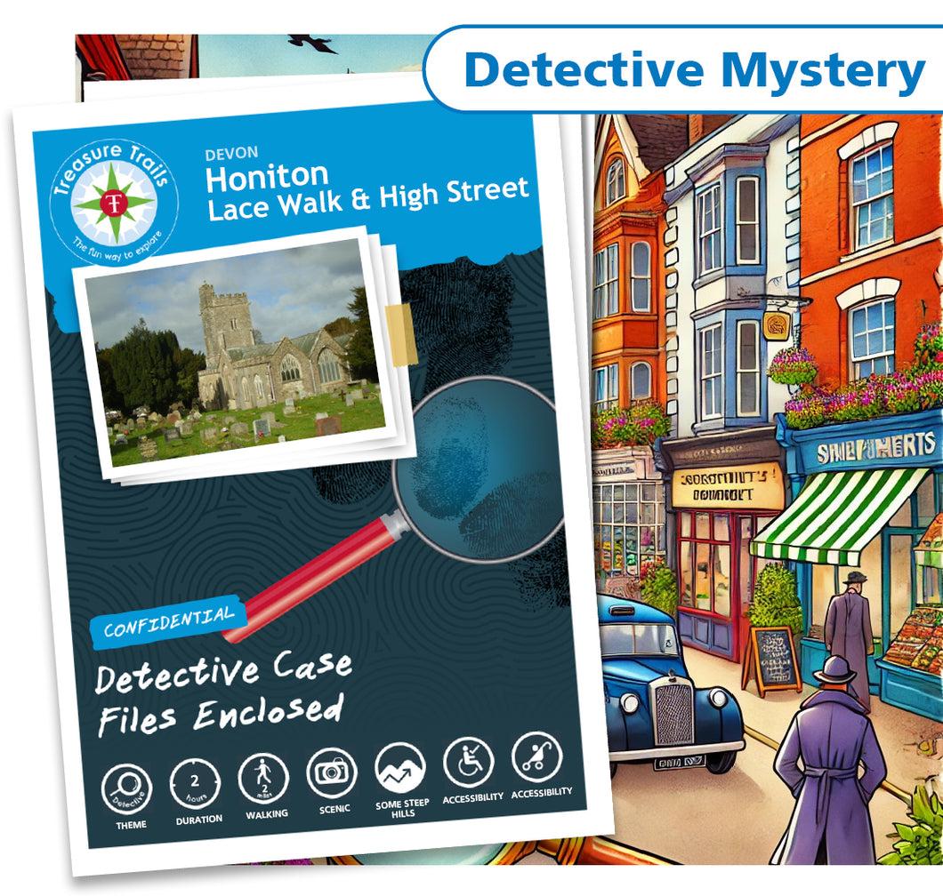 Treasure Hunt in Honiton - Solve Clues & Explore