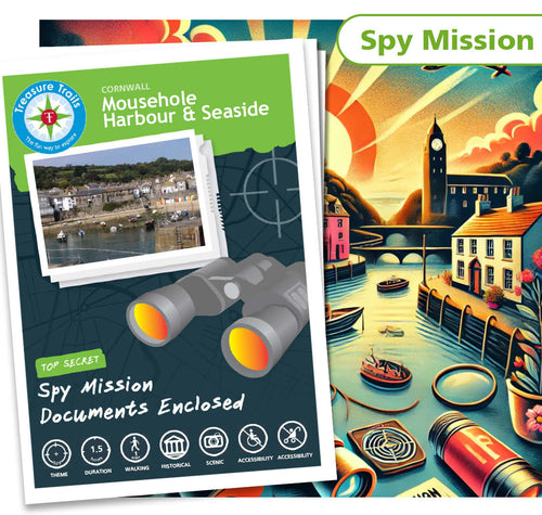 Treasure Hunt in Mousehole - Solve Clues & Explore