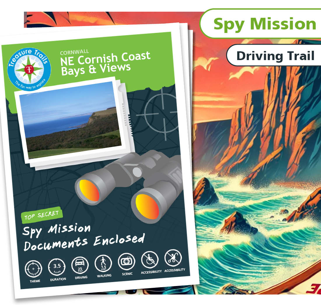 Treasure Hunt in Crackington Haven - Solve Clues & Explore