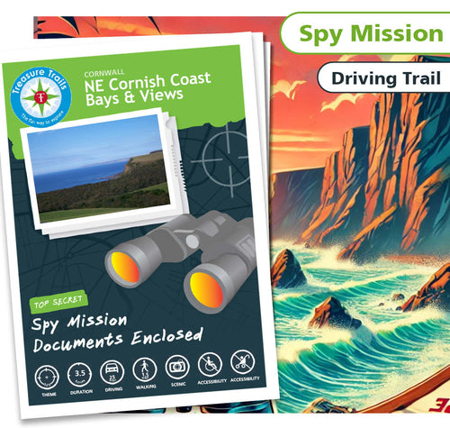 Treasure Hunt in Crackington Haven - Solve Clues & Explore