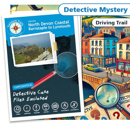 Treasure Hunt in Lynmouth - Solve Clues & Explore
