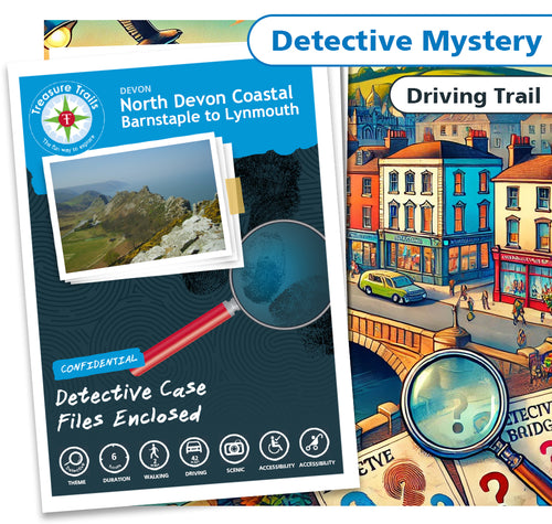Treasure Hunt in Lynmouth - Solve Clues & Explore