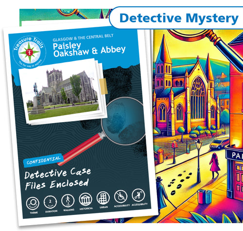 Treasure Hunt in Paisley - Solve Clues & Explore