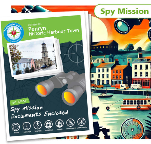 Treasure Hunt in Penryn - Solve Clues & Explore