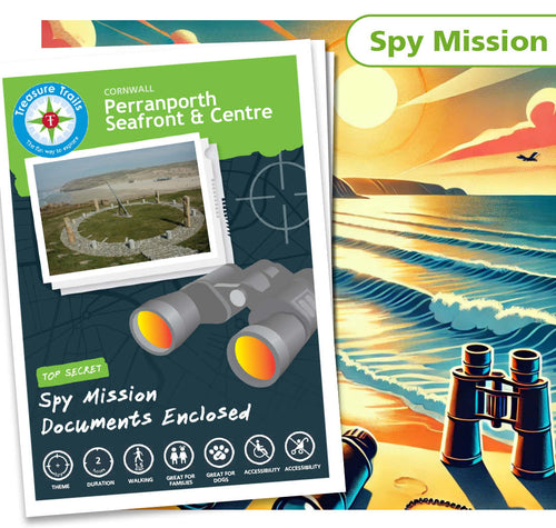 Treasure Hunt in Perranporth - Solve Clues & Explore