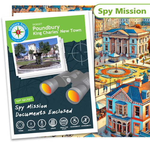 Treasure Hunt in Poundbury - Solve Clues & Explore