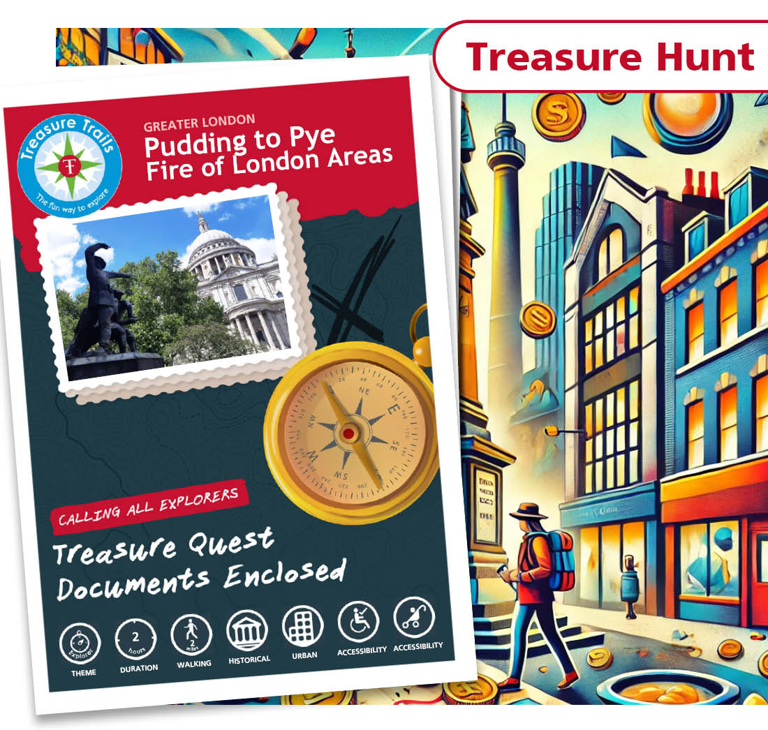 Treasure Hunt in Pudding to Pye - Solve Clues & Explore