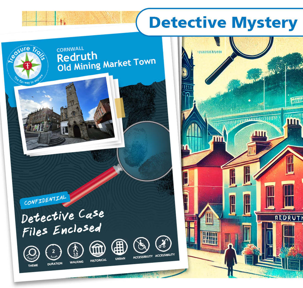 Treasure Hunt in Redruth - Solve Clues & Explore
