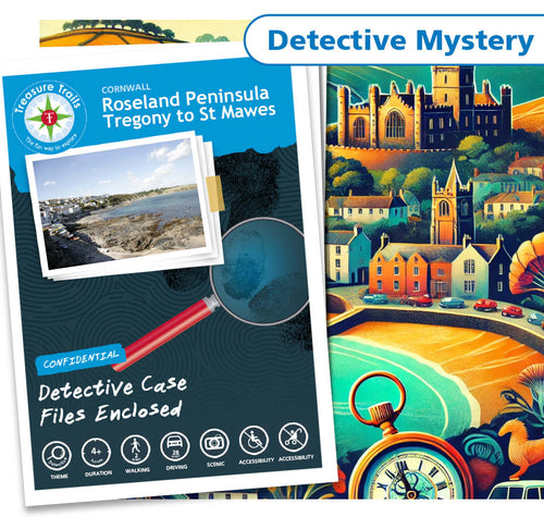 Treasure Hunt in Roseland Peninsula - Solve Clues & Explore