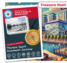 Load image into Gallery viewer, Treasure Hunt in Salford Quays - Solve Clues &amp; Explore
