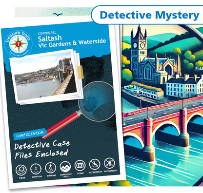 Treasure Hunt in Saltash - Solve Clues & Explore