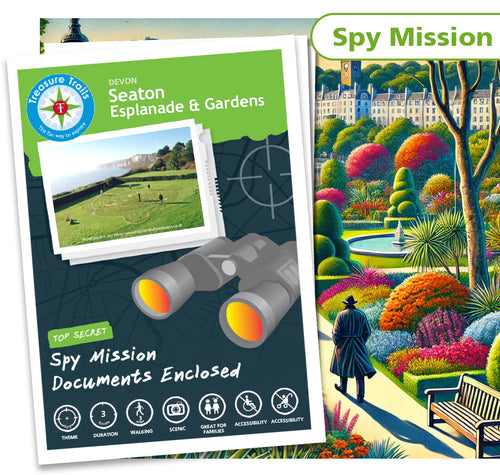 Treasure Hunt in Seaton - Solve Clues & Explore