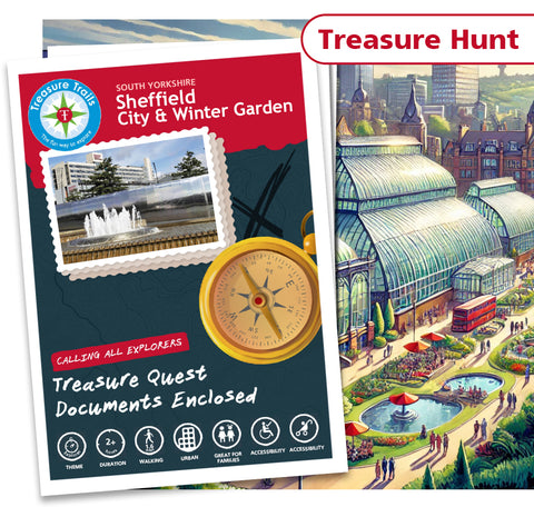 Treasure Hunt Sheffield – Caccia Al Tesoro Autoguidata In Città, Per Famiglie E Gruppi. Scopri I Segreti Di Sheffield Con Divertenti Percorsi A Tema.