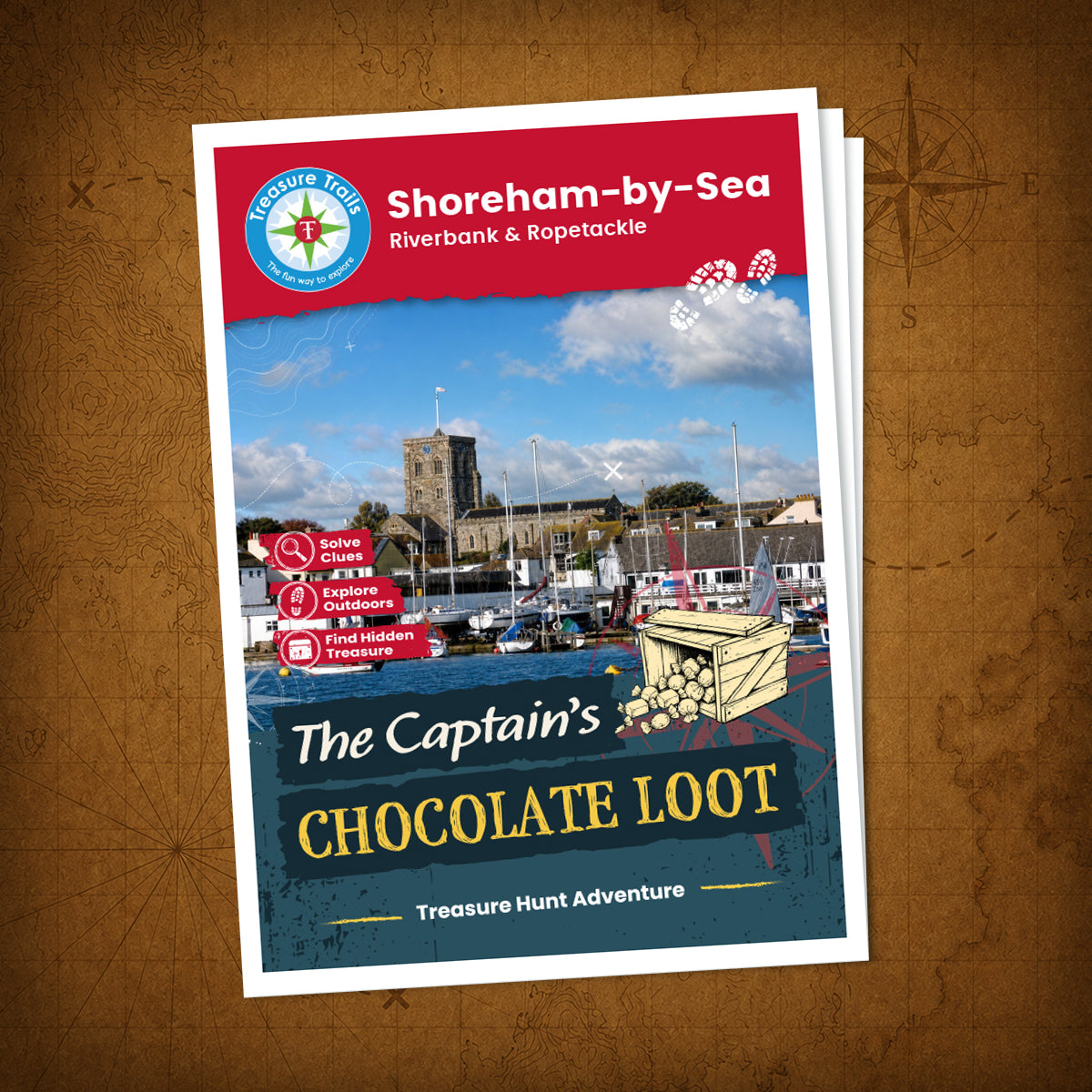 Shoreham-by-Sea - Riverbank & Ropetackle Treasure Trail - front cover
