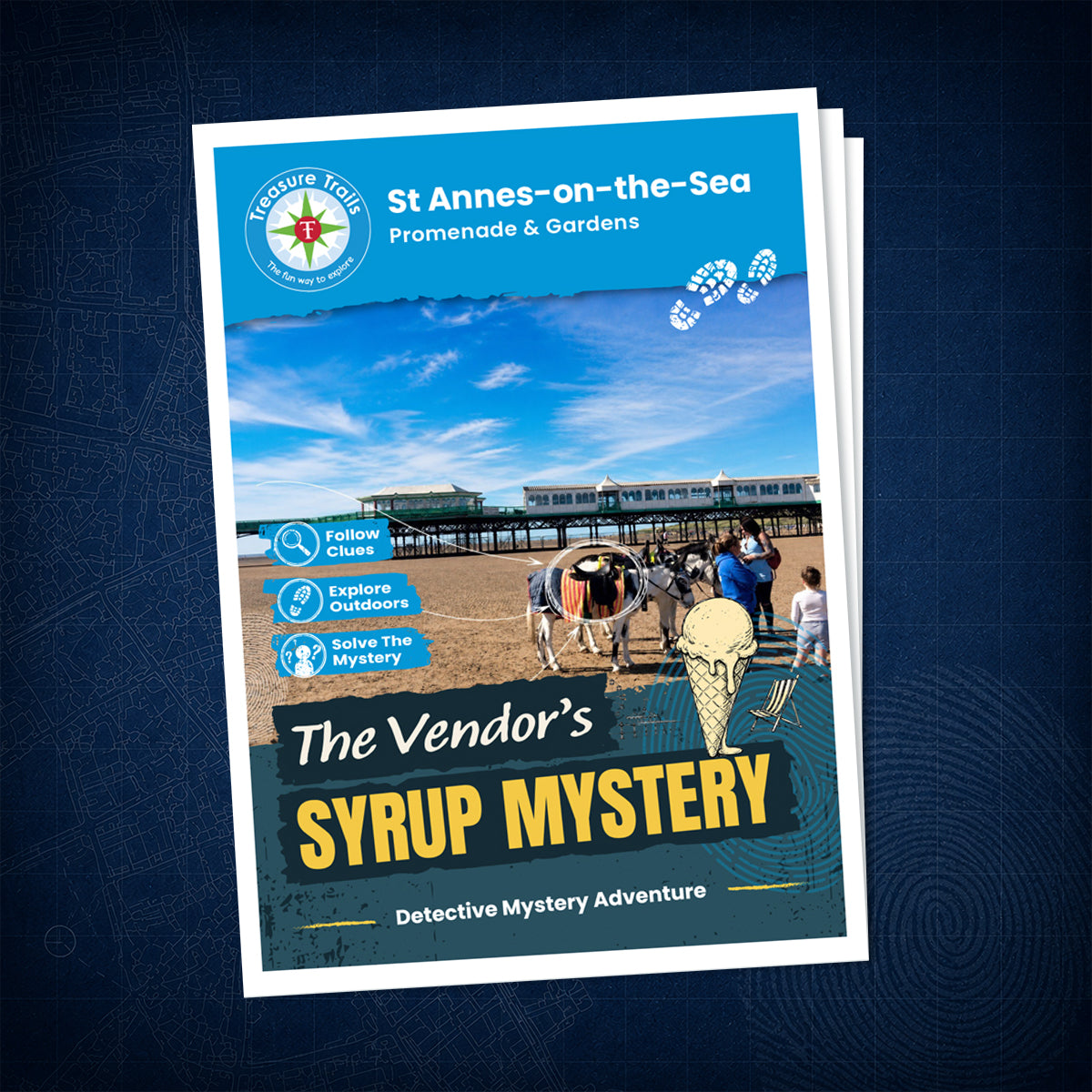 St Annes-on-the-Sea - Promenade & Gardens Treasure Trail - front cover