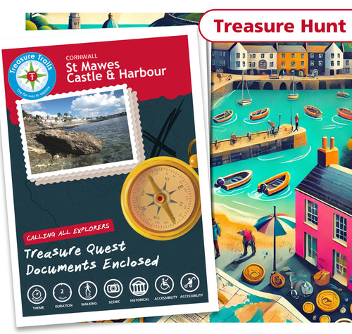 Treasure Hunt in St Mawes - Solve Clues & Explore
